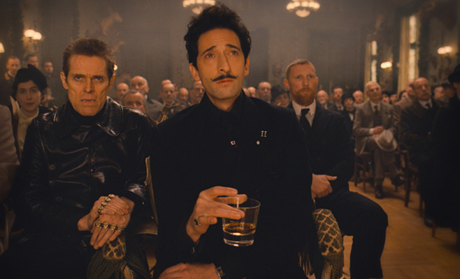 Adrien Brody as Dimitri in The Grand Budapest Hotel