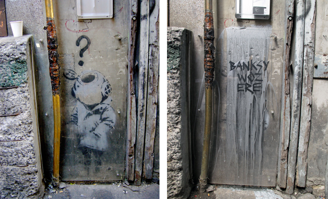 Banksy's Little Diver