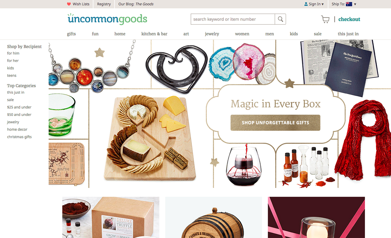 Uncommon Goods screenshot