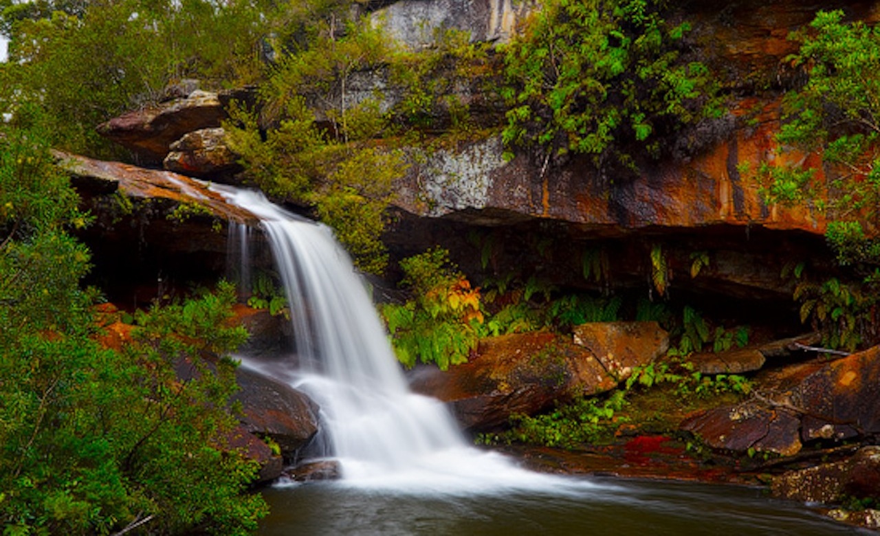 Upper Gledhill Falls, Ku-ring-gai Chase National Park, NSW, Australia