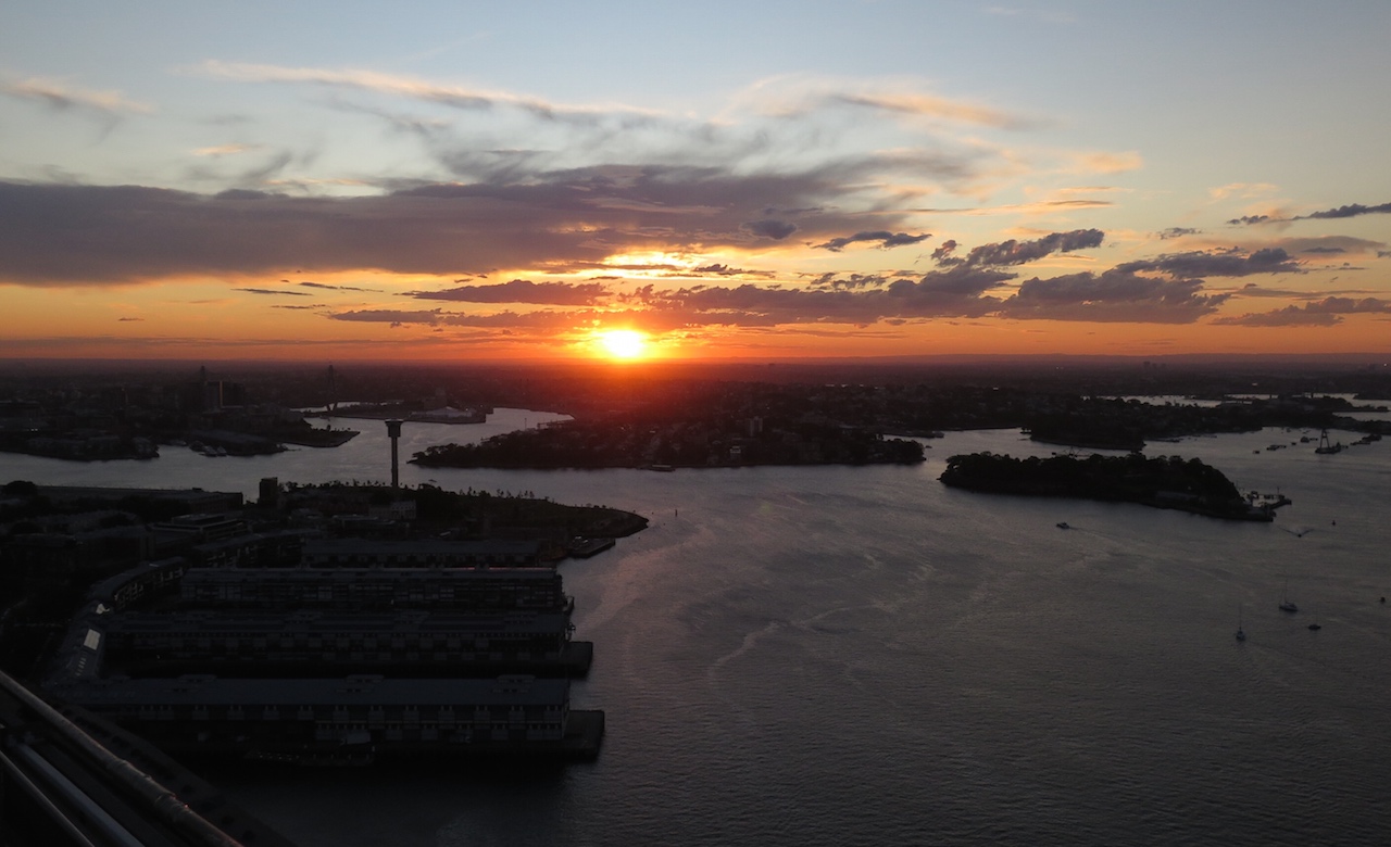 sydney-bridgeclimb-harbour-sunset