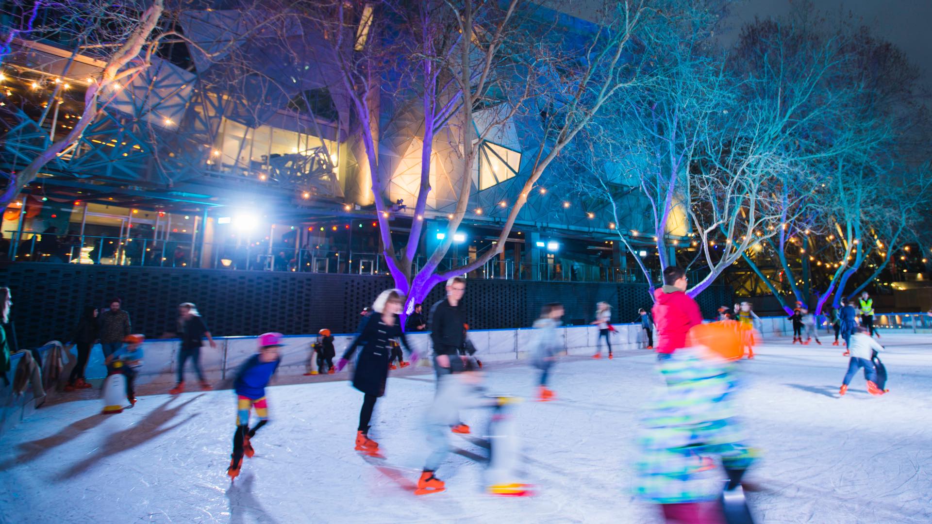 River Rink in Fed Square 2017, Melbourne Concrete Playground Melbourne