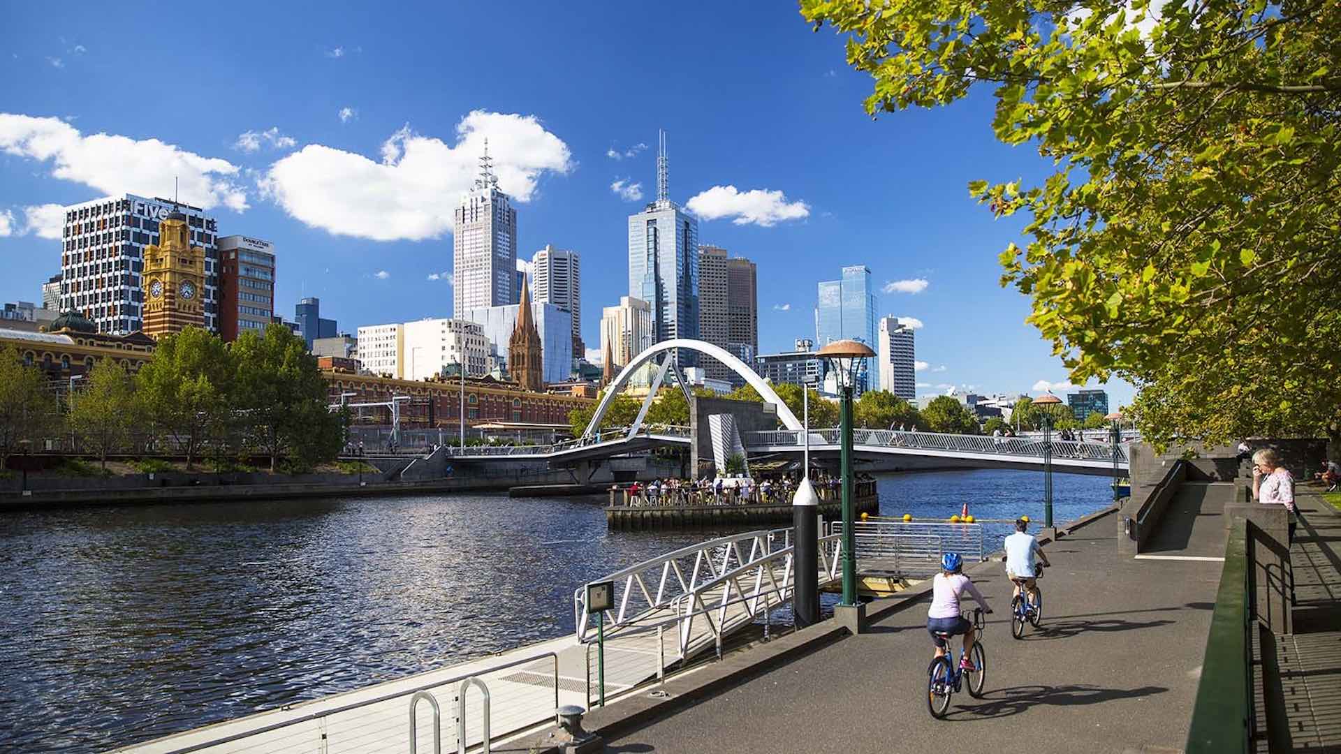 Capital City Bike Trail in Melbourne