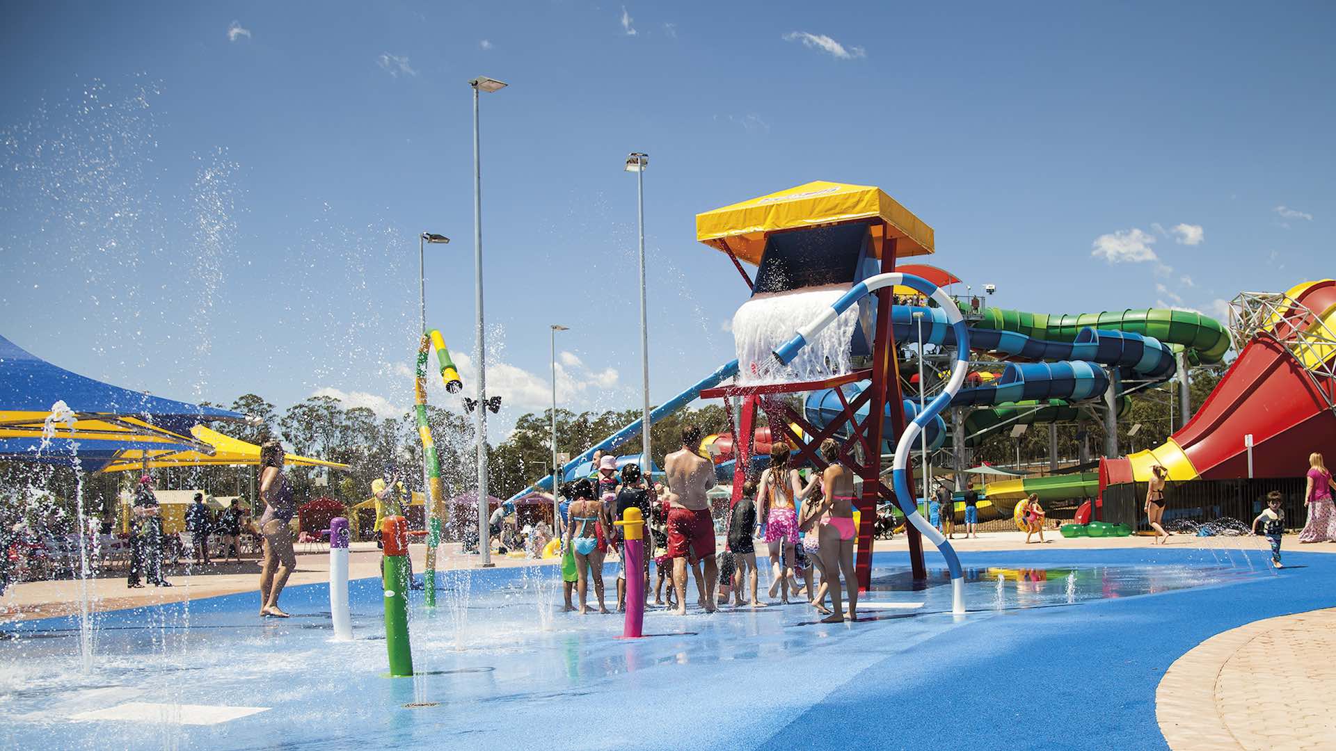 Wet n Wild kids splash zone in Sydney