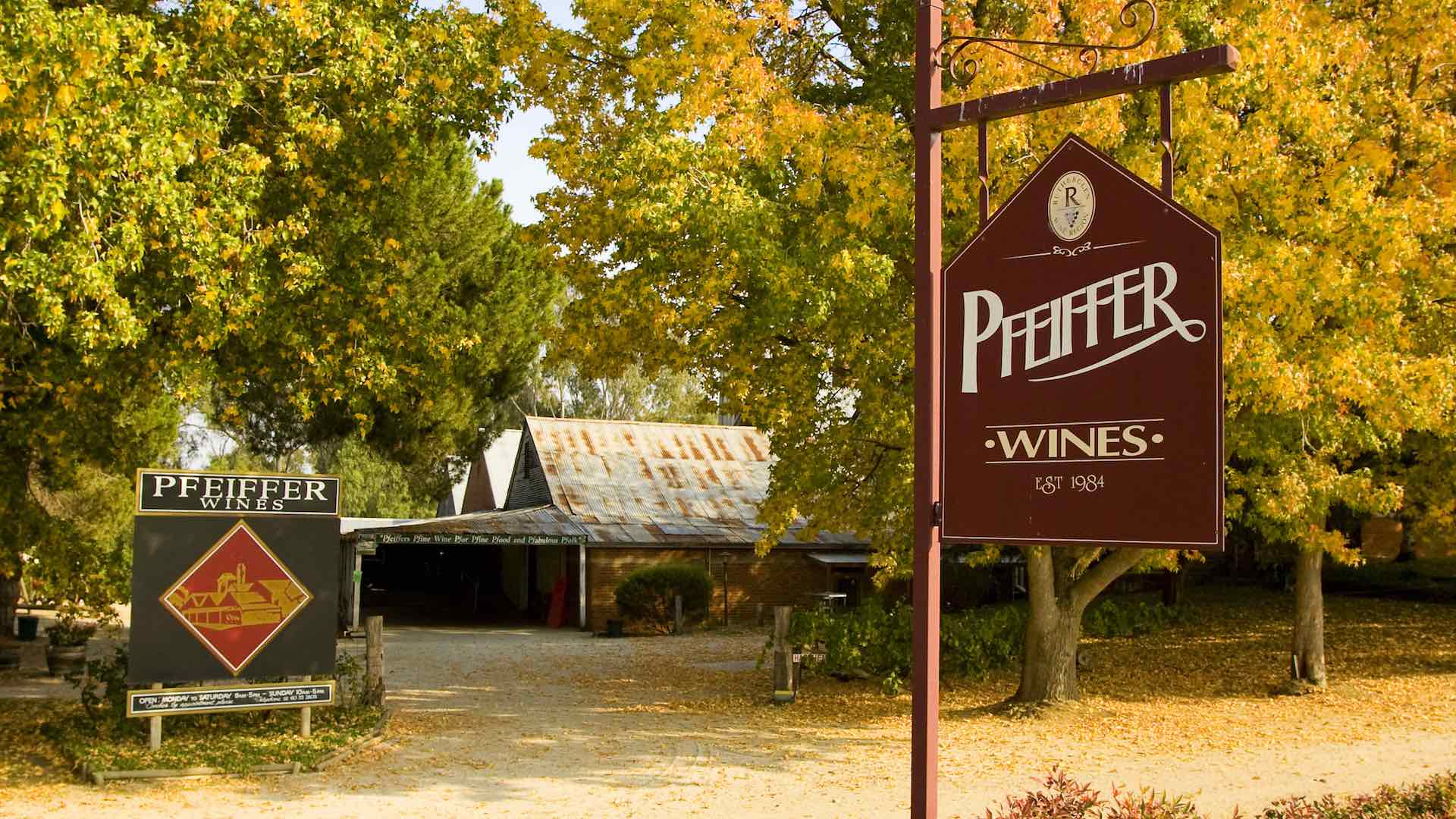 Pfeiffer Wines in the Murray region, Victoria